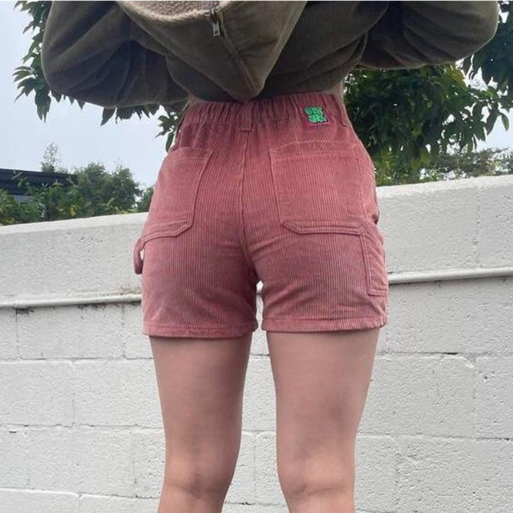 EMPYRE Laurel Corduroy Grungecore Shorts Skater Boho Chic Zumiez Xs Blush Cargo